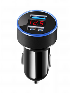 Зарядка в прикуриватель для автомобиля 2*USB TDS TS-CAU69